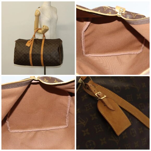 LOUIS VUITTON Monogram Keepall 55 Boston Bag - Picture 16 of 16
